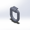 CargoSmart Forged Steel D-Ring Tie-Down Anchor - Weld On - 1" x 5" 15,000 lbs