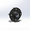 Trailer Idler Hub Assembly for 2K Lbs Axles 13" to 15" Wheels - 4 on 4-1/2"