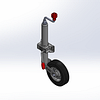 Jockey Wheel and Clamp 48MM 150KG - ALKO