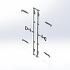 Cam Action Lockable Door Latch Kit for Large Enclosed Trailers