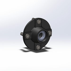 Trailer Idler Hub Assembly for 2K Lbs Axles 13" to 15" Wheels - 4 on 4-1/2"