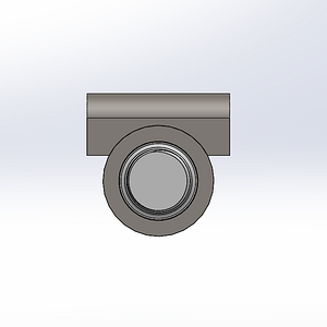 Trailer Axle 1050 mm Long 2,000 lbs