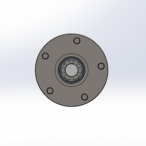 Trailer Axle with Idler Hubs - 5 on 4-1/2 Bolt Pattern – 1300mm Long - 2,000 lbs / 900 Kg