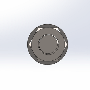 Zinc Shackle Bolt with Locknut - M12x75mm - 1/2