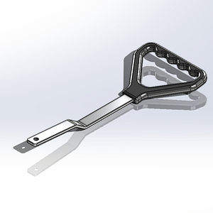 Cam Action Lockable Door Latch Kit for Large Enclosed Trailers