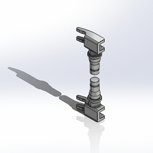 Cam Action Lockable Door Latch Kit for Large Enclosed Trailers