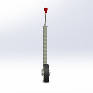 JOCKEY WHEEL 48 Ø, 300 KG with anti-slip device