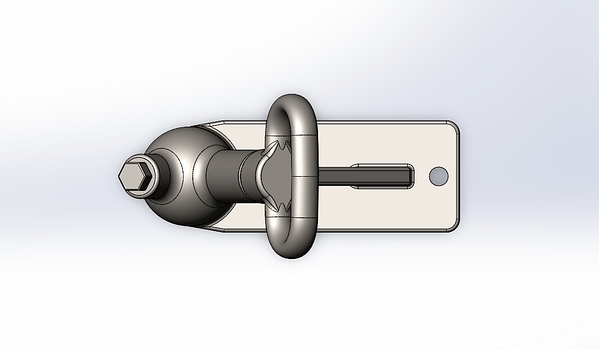 Bolt-on Coupler for Australian trailers - 50mm