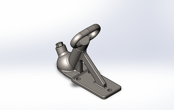 Bolt-on Coupler for Australian trailers - 50mm