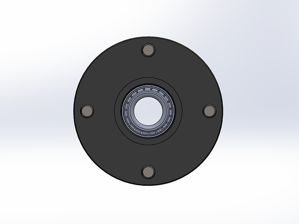 Trailer Idler Hub Assembly for 2K Lbs Axles 13" to 15" Wheels - 4 on 4-1/2"