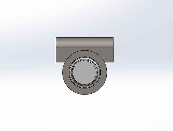 Trailer Axle 1050 mm Long 2,000 lbs