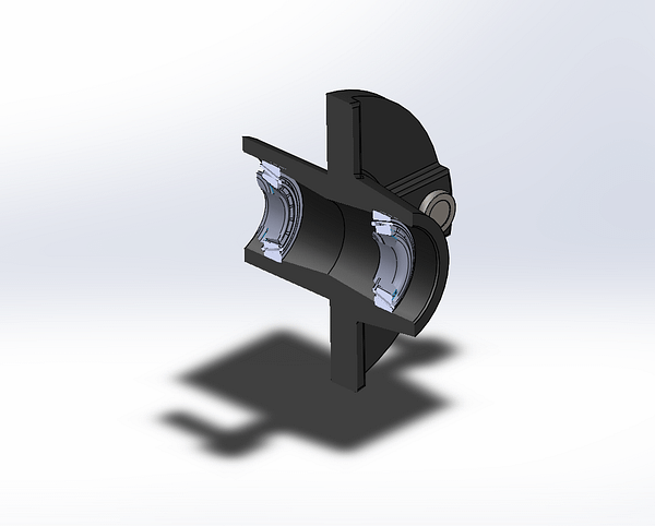 Trailer Idler Hub Assembly for 2K Lbs Axles 13" to 15" Wheels - 4 on 4-1/2"