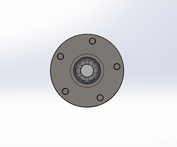 Trailer Axle with Idler Hubs - 5 on 4-1/2 Bolt Pattern – 1300mm Long - 2,000 lbs / 900 Kg