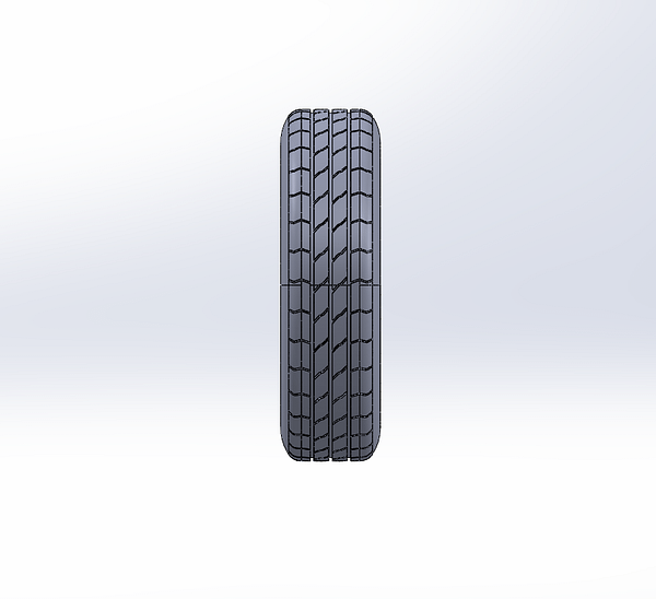 Trailer Tire with 13" Wheel - 4 hole - 145-70-R13